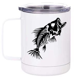 Dead Fish Skeleton X-Ray 12 oz Stainless Steel Tumbler Cup