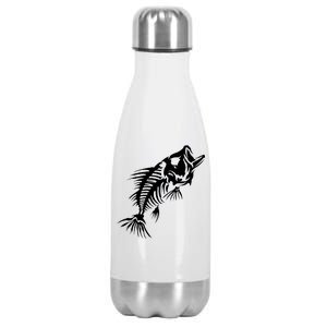 Dead Fish Skeleton X-Ray Stainless Steel Insulated Water Bottle