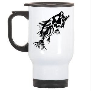 Dead Fish Skeleton X-Ray Stainless Steel Travel Mug