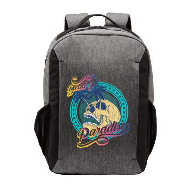 Dead In Paradise Tropical Skull Vector Backpack