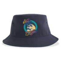 Dead In Paradise Tropical Skull Sustainable Bucket Hat