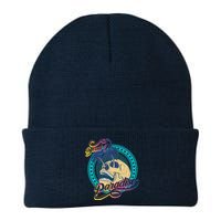 Dead In Paradise Tropical Skull Knit Cap Winter Beanie