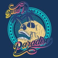 Dead In Paradise Tropical Skull 16 in Basic Backpack