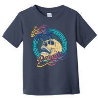 Dead In Paradise Tropical Skull Toddler T-Shirt