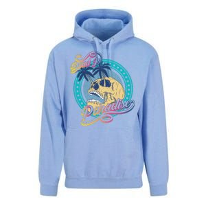 Dead In Paradise Tropical Skull Unisex Surf Hoodie