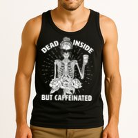 Dead Inside But Caffeinated Tank Top