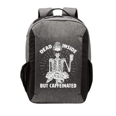 Dead Inside But Caffeinated Vector Backpack
