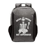Dead Inside But Caffeinated Vector Backpack