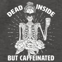 Dead Inside But Caffeinated Vector Backpack