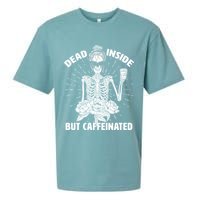 Dead Inside But Caffeinated Sueded Cloud Jersey T-Shirt