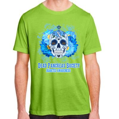 Dead Pancreas Society Diabetes Awareness Sugar Skull Adult ChromaSoft Performance T-Shirt