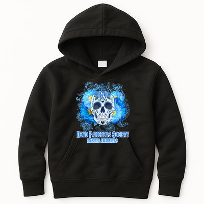 Dead Pancreas Society Diabetes Awareness Sugar Skull Kids Hoodie