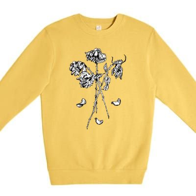 Dead Roses Premium Crewneck Sweatshirt