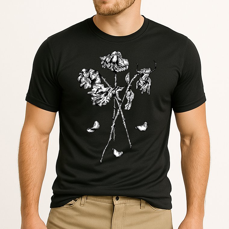 Dead Roses Cooling Performance Crew T-Shirt