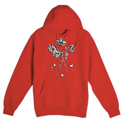 Dead Roses Premium Pullover Hoodie