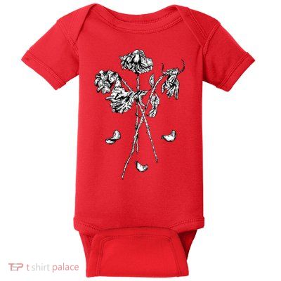 Dead Roses Baby Bodysuit