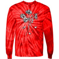 Dead Roses Tie-Dye Long Sleeve Shirt