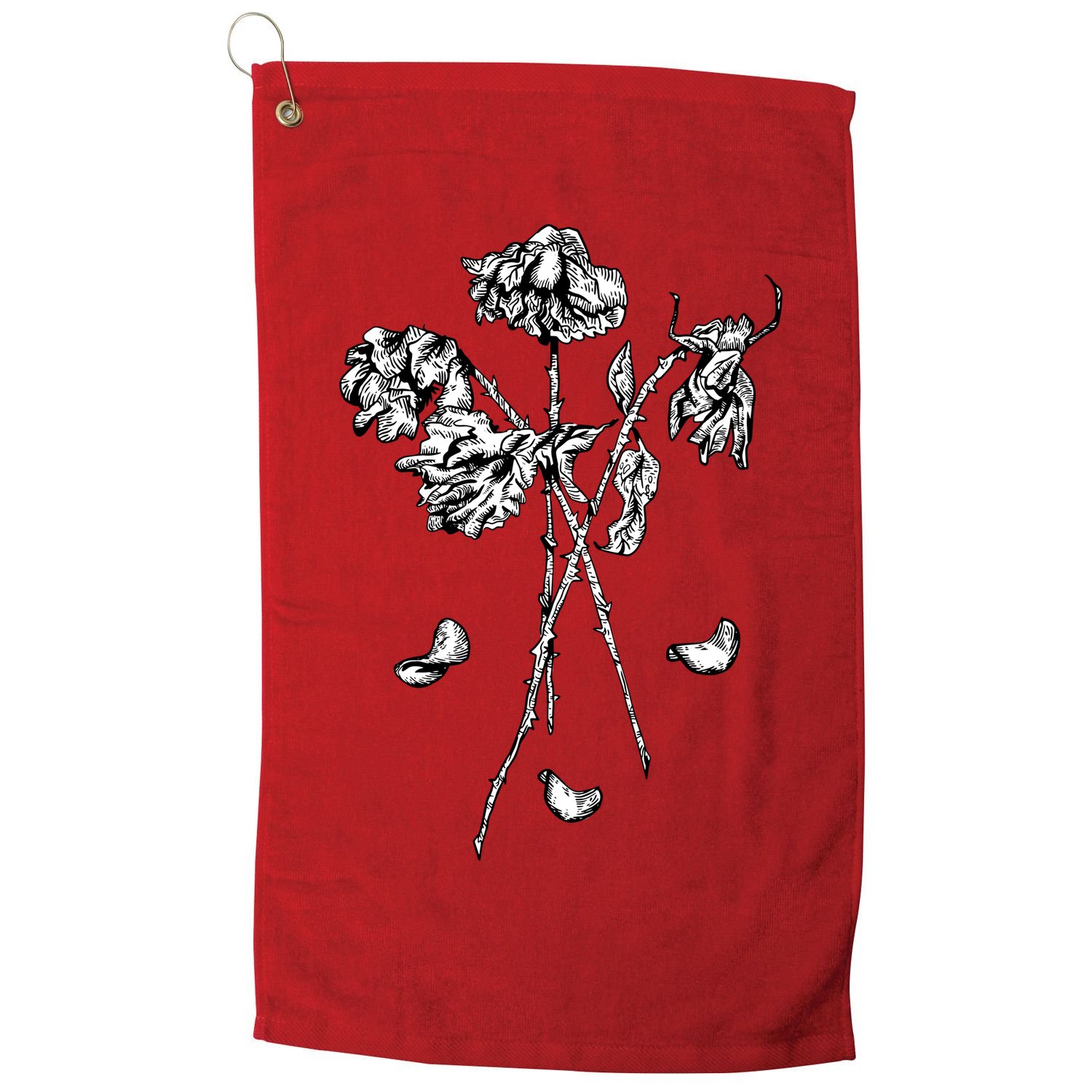 Dead Roses Golf Towel
