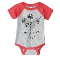 Dead Roses Infant Baby Jersey Bodysuit