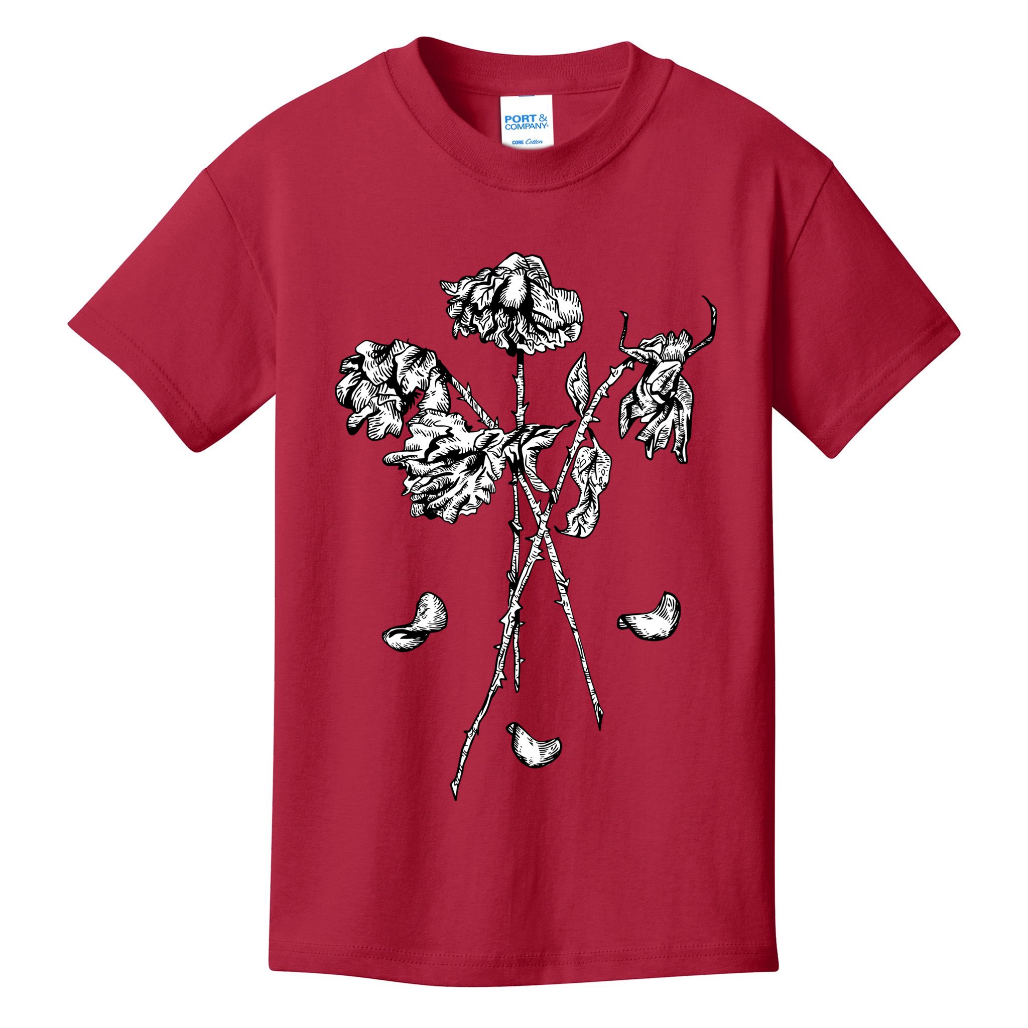 Dead Roses Kids T-Shirt