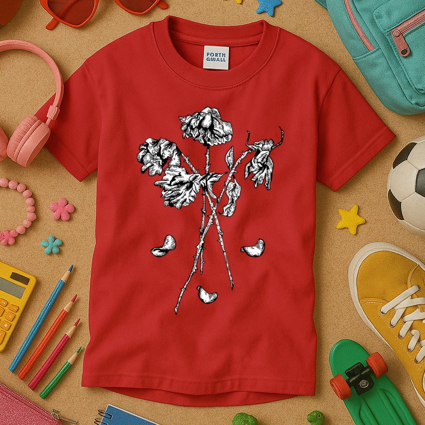Dead Roses Kids T-Shirt