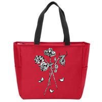 Dead Roses Zip Tote Bag