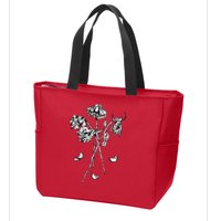 Dead Roses Zip Tote Bag