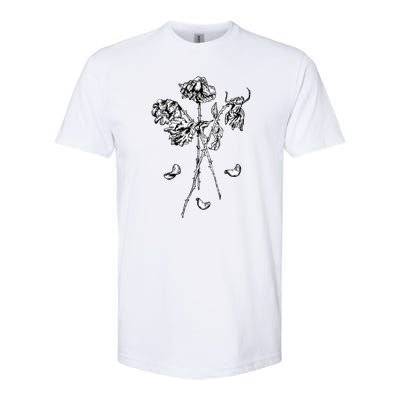 Dead Roses Softstyle CVC T-Shirt