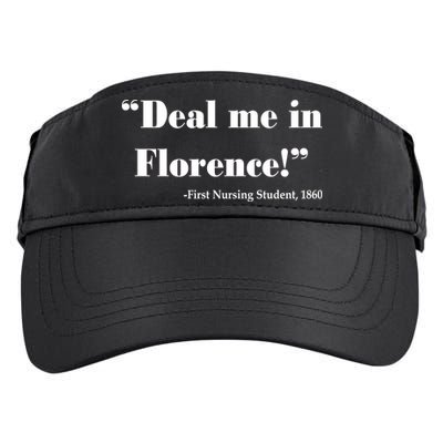 Deal Me In Florence Funny Nurse Adult Drive Performance Visor