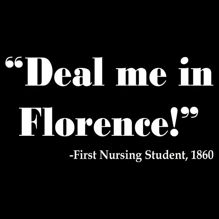 Deal Me In Florence Funny Nurse Bucket Hat
