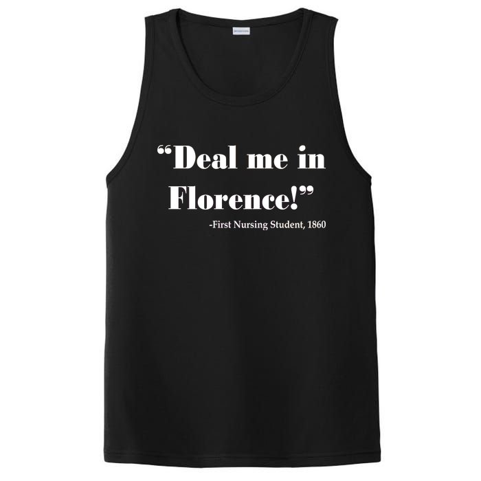 Deal Me In Florence Funny Nurse PosiCharge Competitor Tank