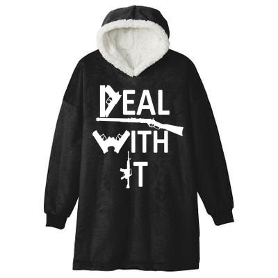 Deal With It Hooded Wearable Blanket