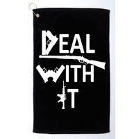 Deal With It Golf Towel