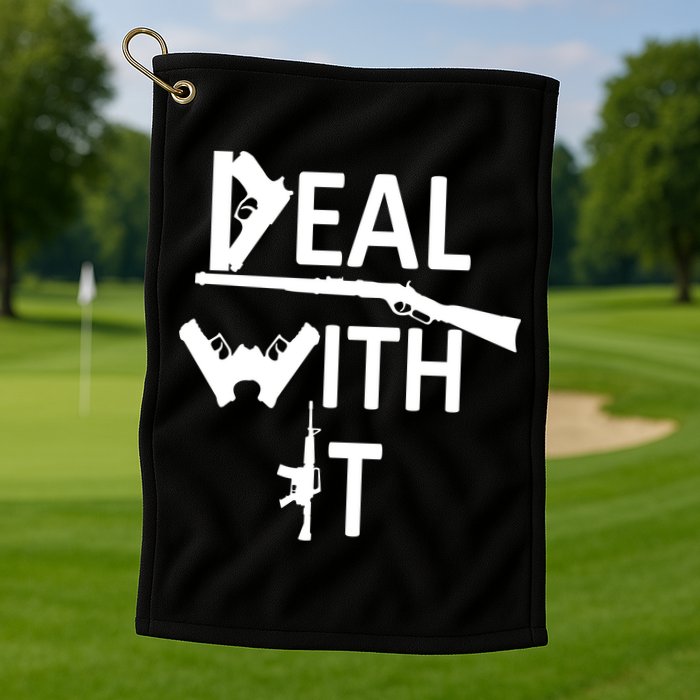 Deal With It Golf Towel