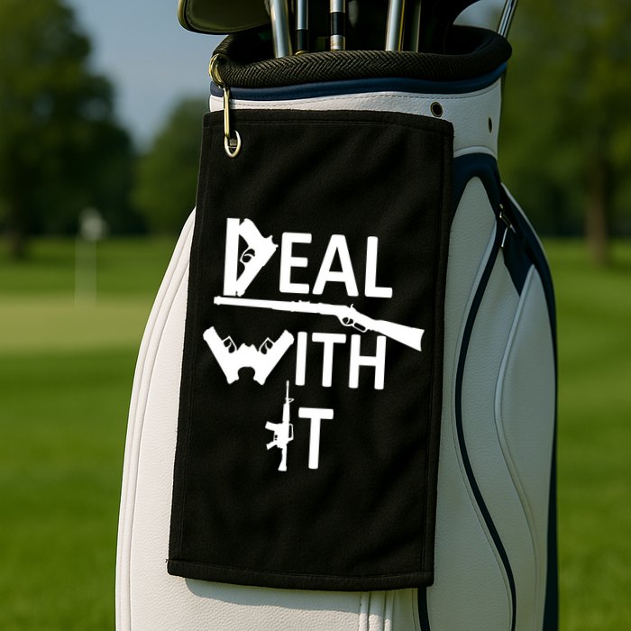 Deal With It Golf Towel