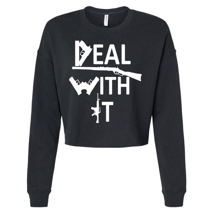 Deal With It Cropped Pullover Crew