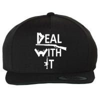 Deal With It Wool Snapback Cap