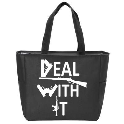 Deal With It Zip Tote Bag