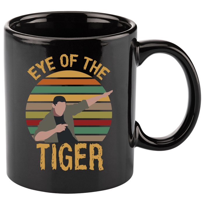 Dean Eye of the Tiger 11oz C Handle Ceramic Mug