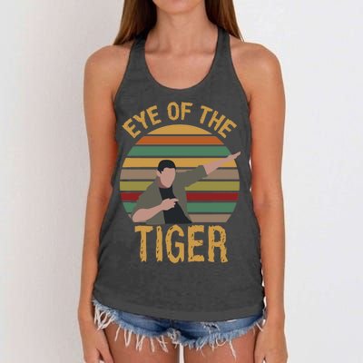 Dean Eye of the Tiger Women's Knotted Racerback Tank