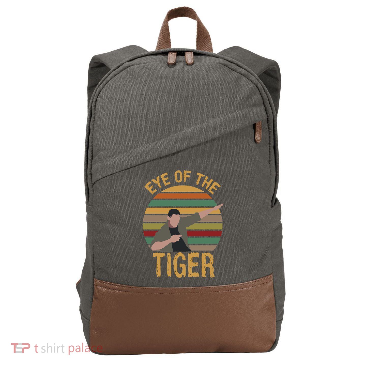 Dean Eye of the Tiger Cotton Canvas Backpack