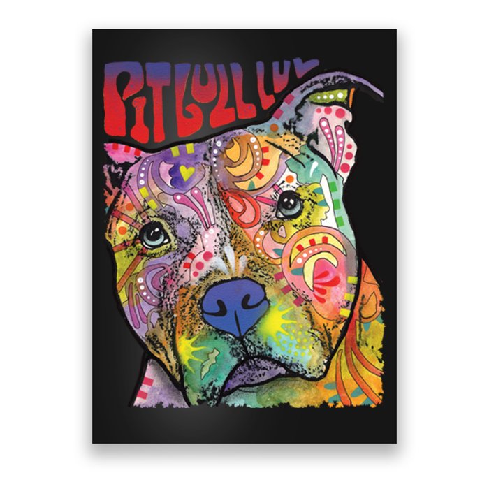 Dean Russo - Pitbull Luv Dog Poster