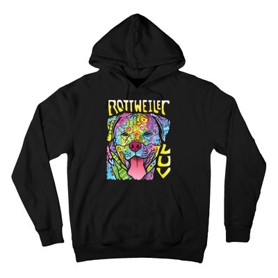 Dean Russo Rottweiler Luv Dog Hoodie