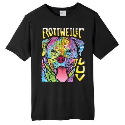 Dean Russo Rottweiler Luv Dog Tall Fusion ChromaSoft Performance T-Shirt