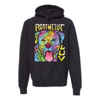 Dean Russo Rottweiler Luv Dog Premium Hoodie