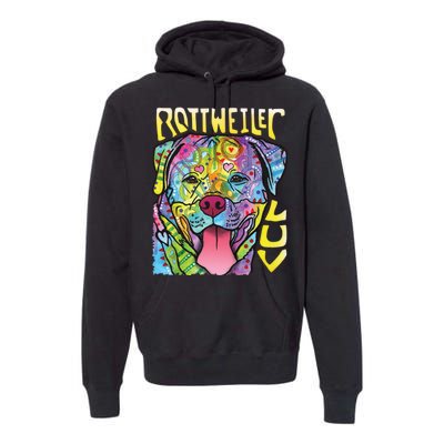 Dean Russo Rottweiler Luv Dog Premium Hoodie