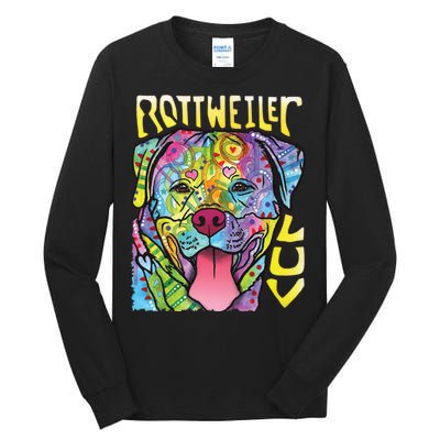 Dean Russo Rottweiler Luv Dog Tall Long Sleeve T-Shirt