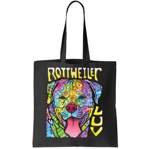 Dean Russo Rottweiler Luv Dog Tote Bag