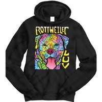 Dean Russo Rottweiler Luv Dog Tie Dye Hoodie