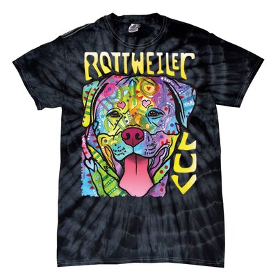 Dean Russo Rottweiler Luv Dog Tie-Dye T-Shirt